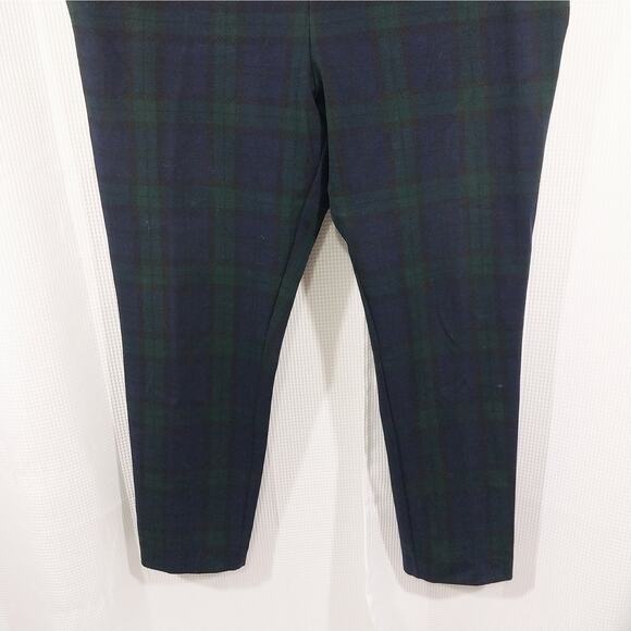 LAUREN BY RALPH LAUREN! BLACK, GREEN, BLUE BLACKWATCH PLAID PANTS, SLACKS! SZ 2X - Picture 6 of 11